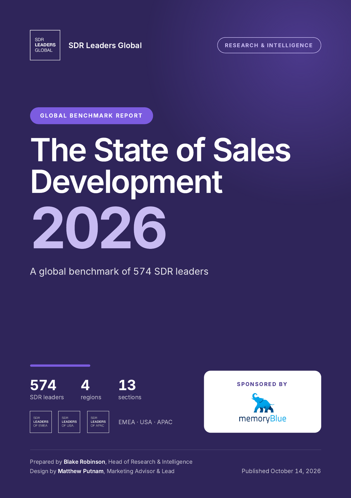 The State of Sales Development 2026 cover
